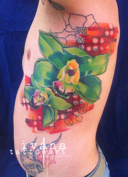 tattoos/ - Green Orchids - 94528